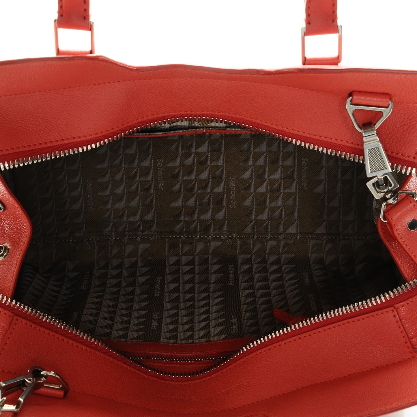 Leather PS13 Small Satchel Poppy Red
