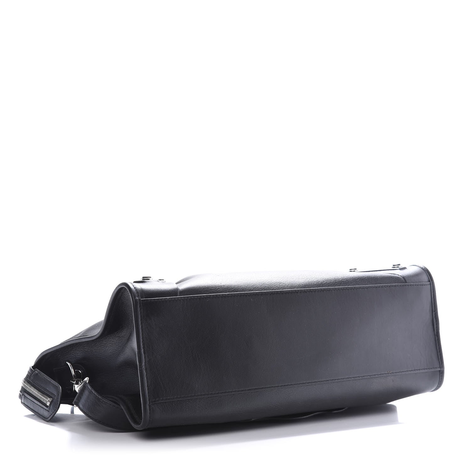 Balenciaga Margaux Calfskin Classic Silver Ring Hardware City Black 5 of 13
