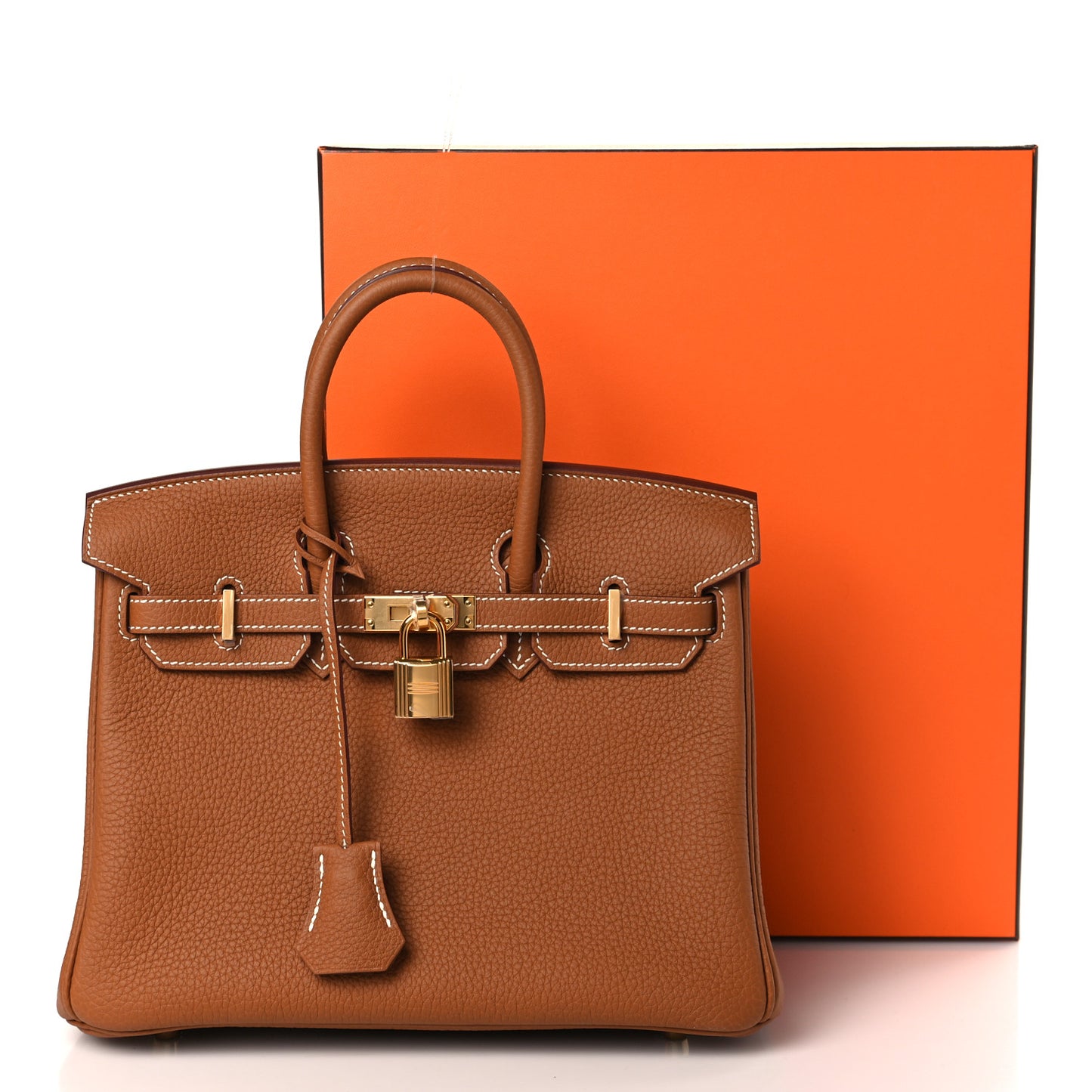 Togo Birkin 25 Gold