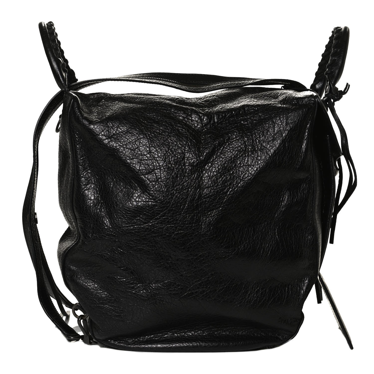 Balenciaga Agneau Classic Hardware Zip Traveler Backpack Black 13 of 13