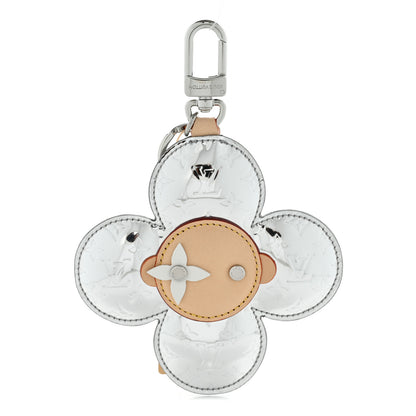 Louis Vuitton Monogram Mirror Vivienne Head Bag Charm Key Holder Silver 1 of 5