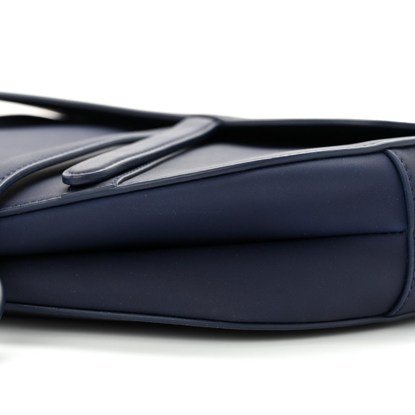 Ultra Matte Calfskin Saddle Bag Blue