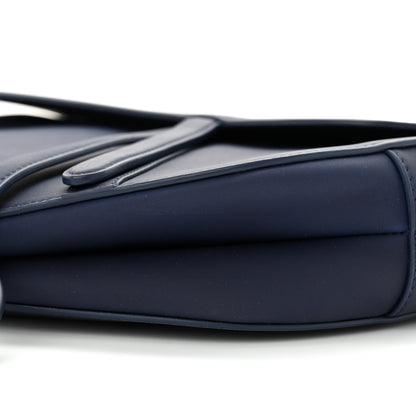 Christian Dior Ultra Matte Calfskin Saddle Bag Blue 10 of 10