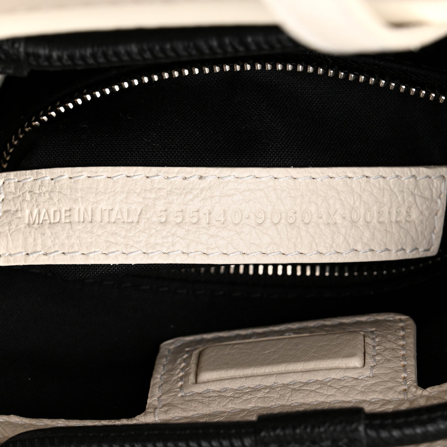 Balenciaga Calfskin Logo XXS Shopping Tote White 7 of 10