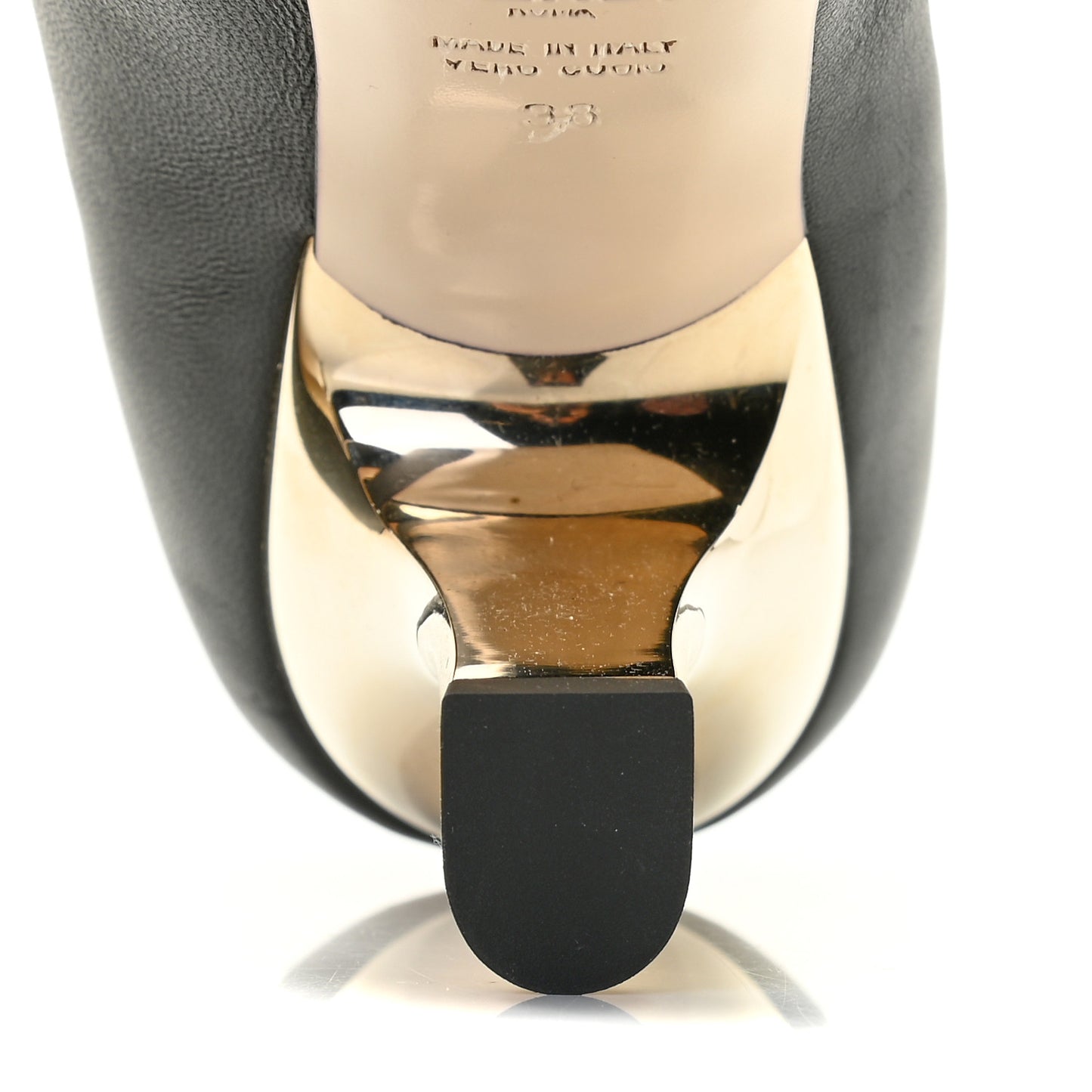 Nappa Colibri 85mm Pumps 38 Black Beige