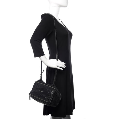 Givenchy Tumbled Sheepskin Mini Pandora Black 2 of 11