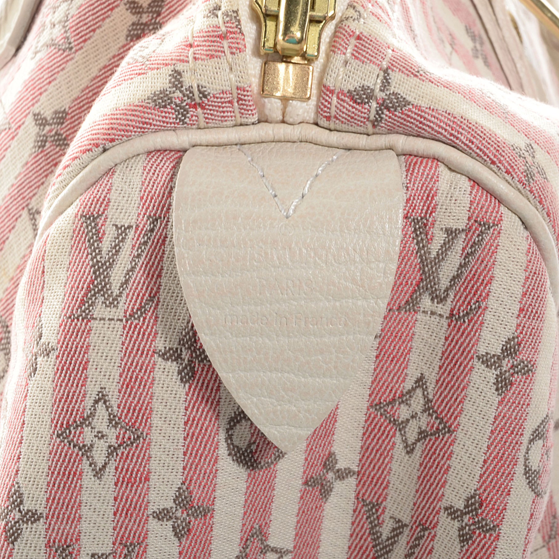 Louis Vuitton Mini Lin Croisette Speedy 30 Rouge 7 of 8