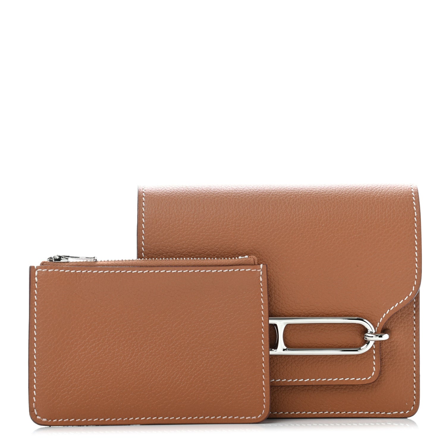 Hermes Evercolor Roulis Slim Wallet Gold 1 of 7