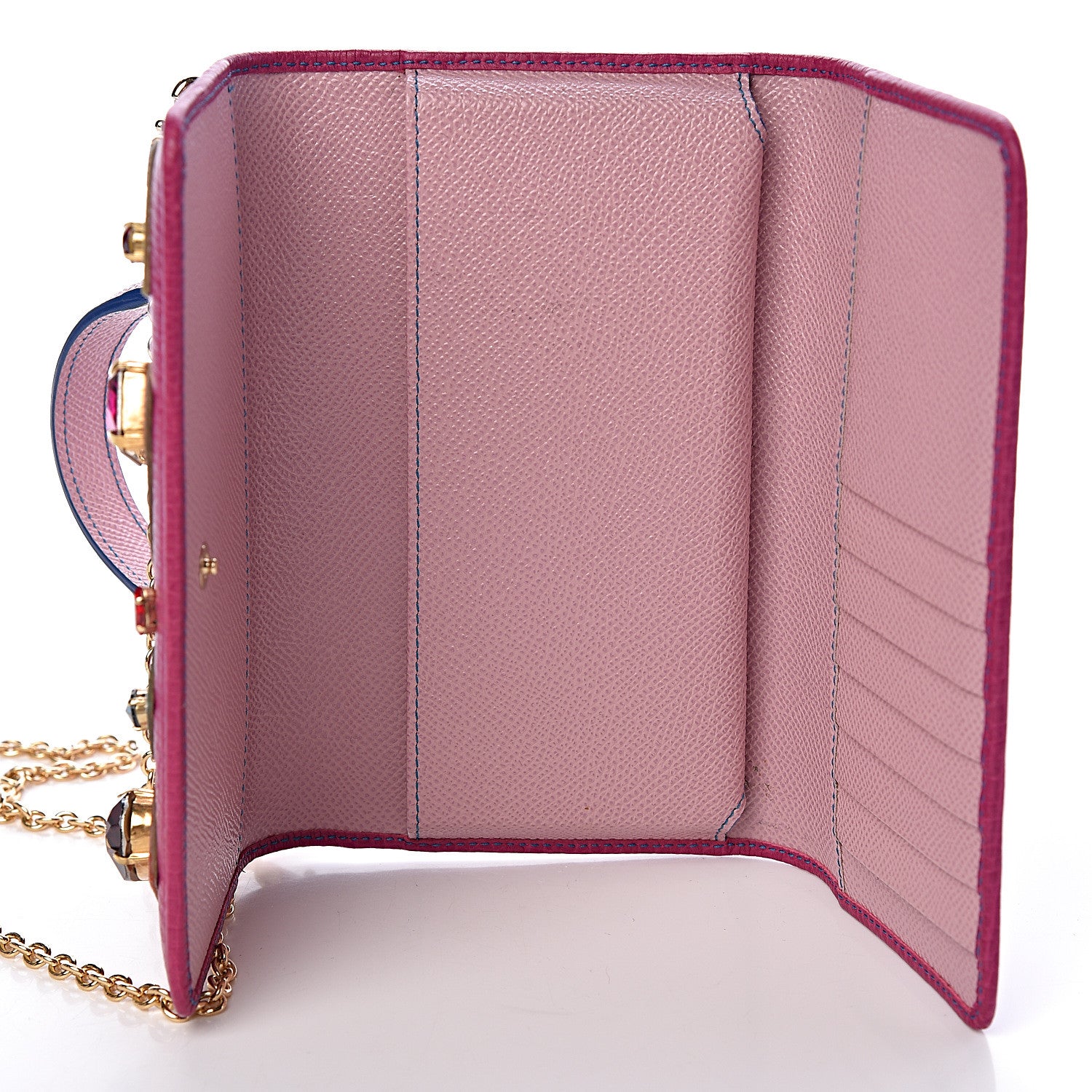 Dolce & Gabbana Dauphine San Valentino Mini Von Bag Dark Pink 5 of 11