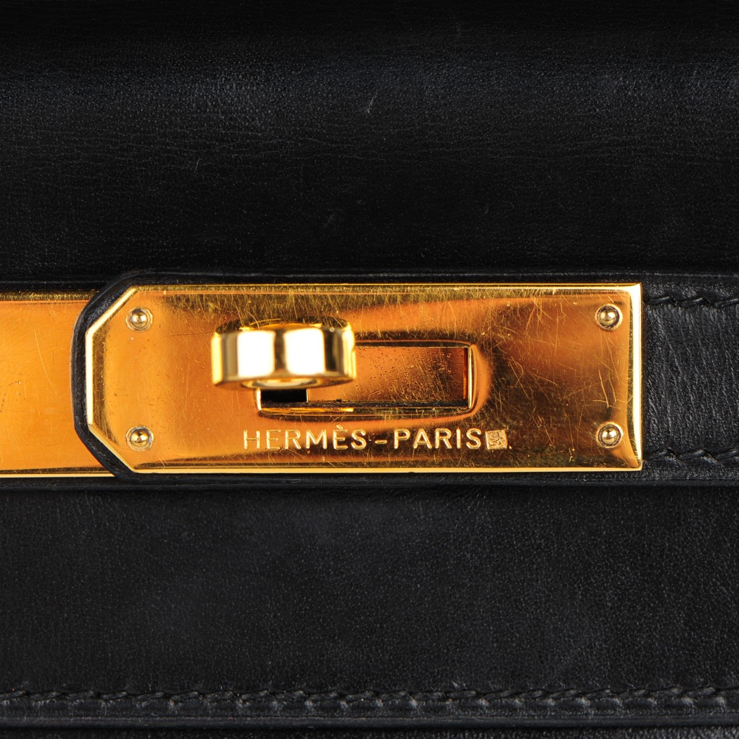 Hermes Box Kelly Retourne 28 Black 5 of 21