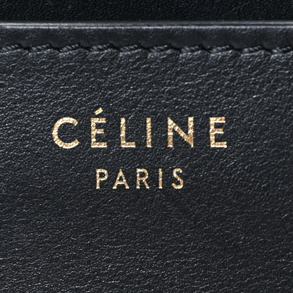 Celine Velluto Calfskin Mini Tri-Color Luggage Navy 7 of 10