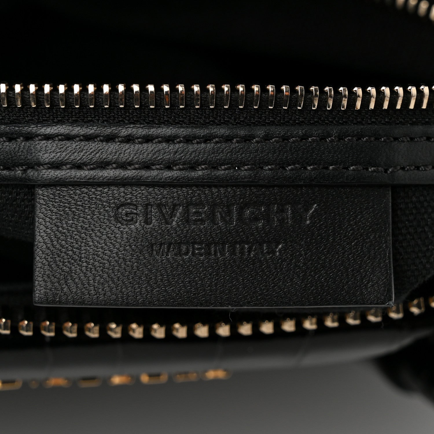 Givenchy Calfskin Crocodile Embossed Small Antigona Black 6 of 10