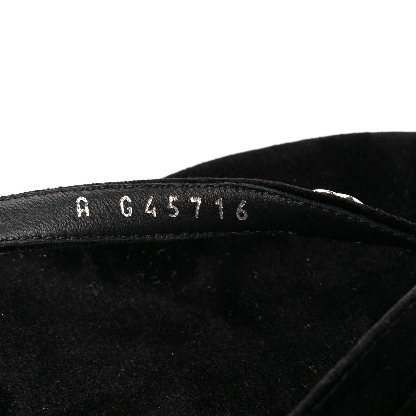 Velvet Crystal CC Thong Sandals 38 Black