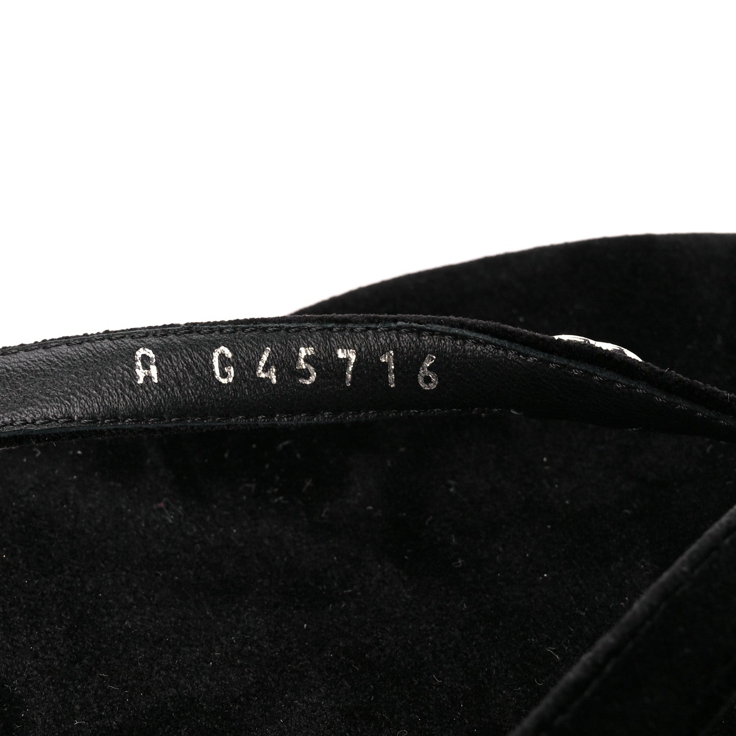 Chanel Velvet Crystal CC Thong Sandals 38 Black 8 of 8
