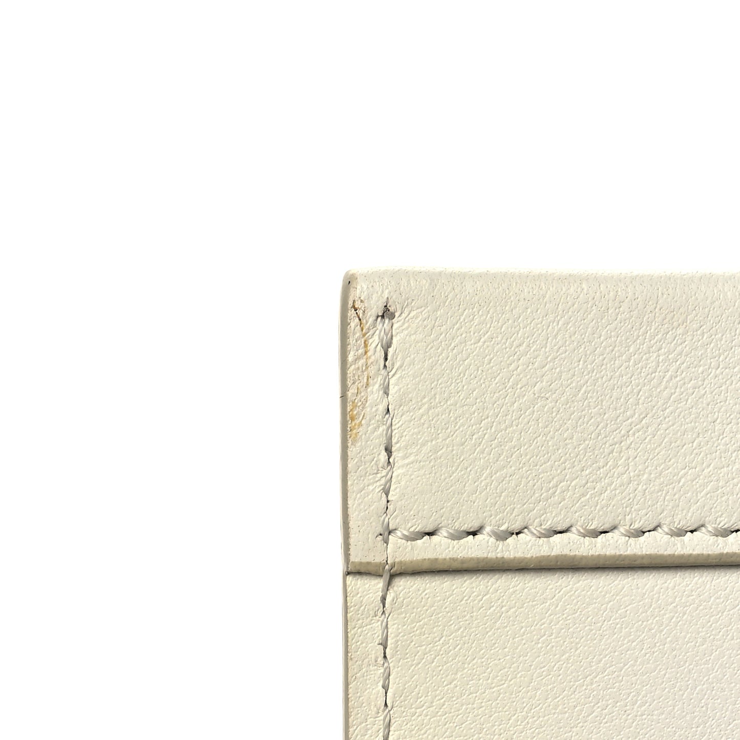 Calfskin Icon Disco Bag White