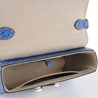 Louis Vuitton Epi Twist Shoulder Bag MM Denim Light 6 of 8