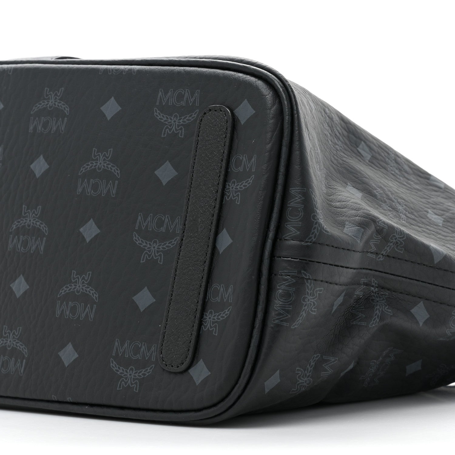 MCM Visetos Medium Liz Reversible Shopper Tote Black 13 of 16