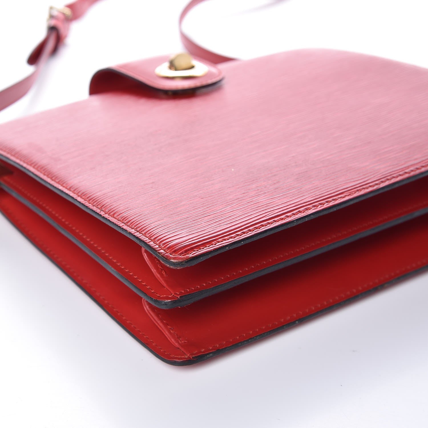 Louis Vuitton Epi Capucines Castillan Red 10 of 11