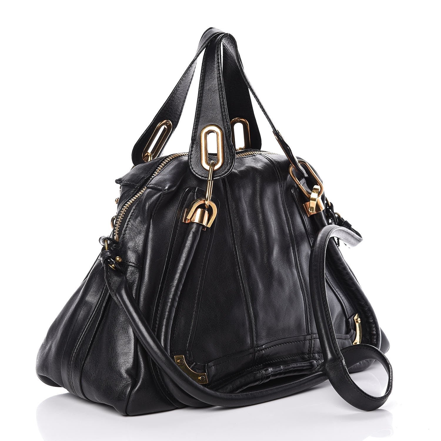 Chloe Calfskin Medium Paraty Tassel Black 3 of 13