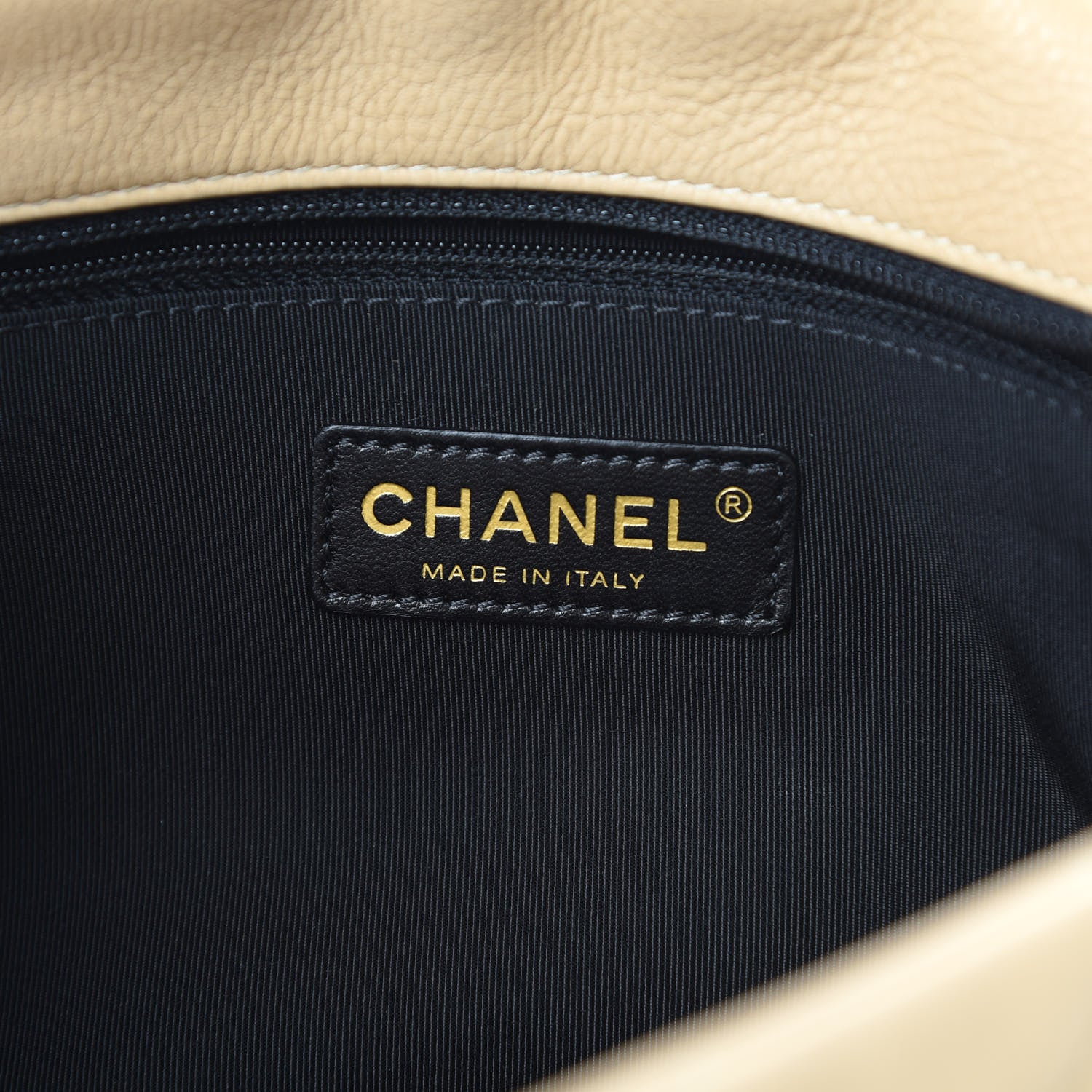 Chanel Calfskin Quilted Medium Chain Me Flap Light Beige 6 of 12
