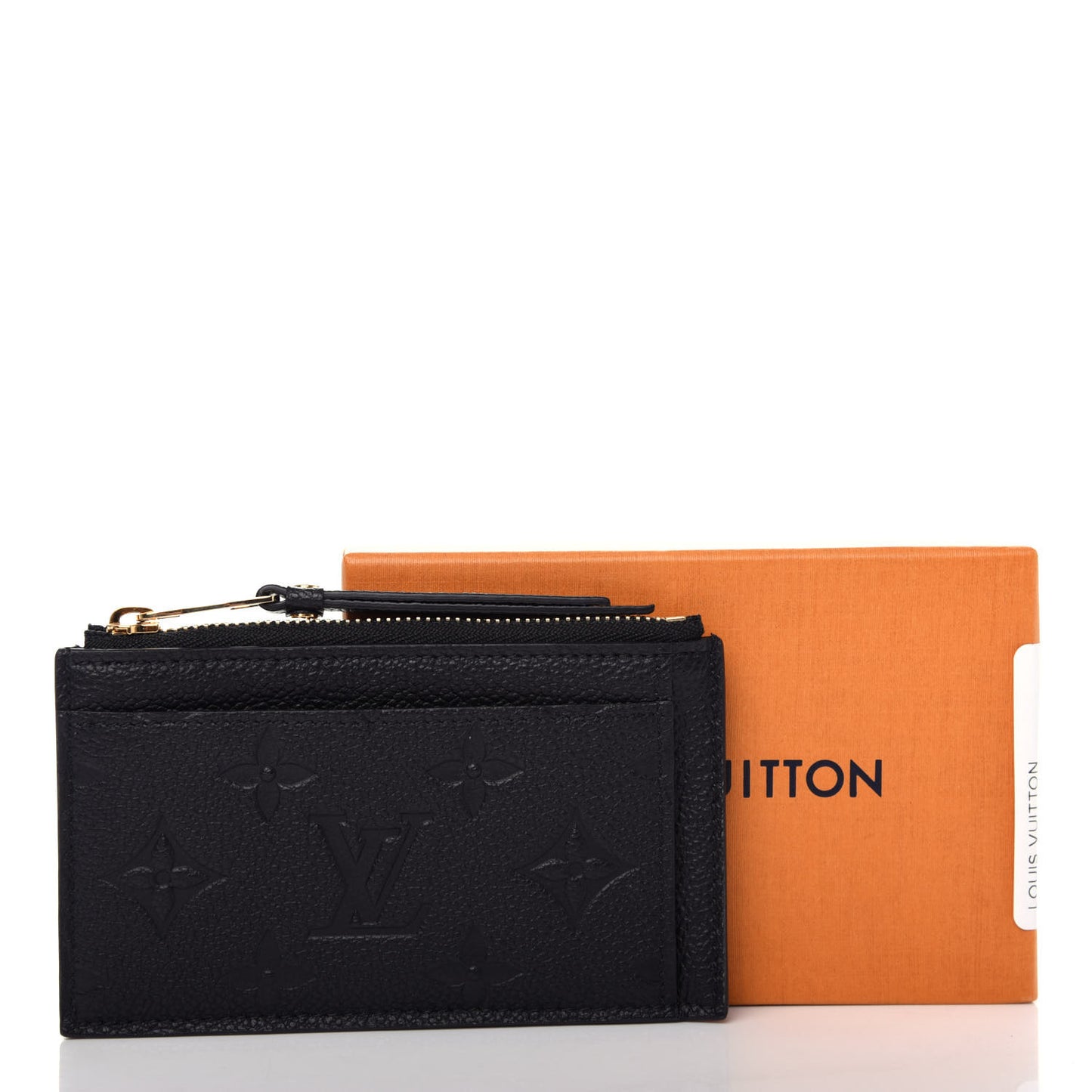 Empreinte Zipper Card Holder Black