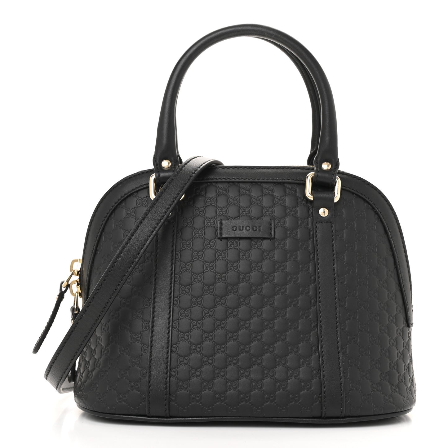 Microguccissima Mini Dome Bag Black