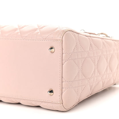 Christian Dior Lambskin Cannage Medium Lady Dior Light Pink 6 of 12