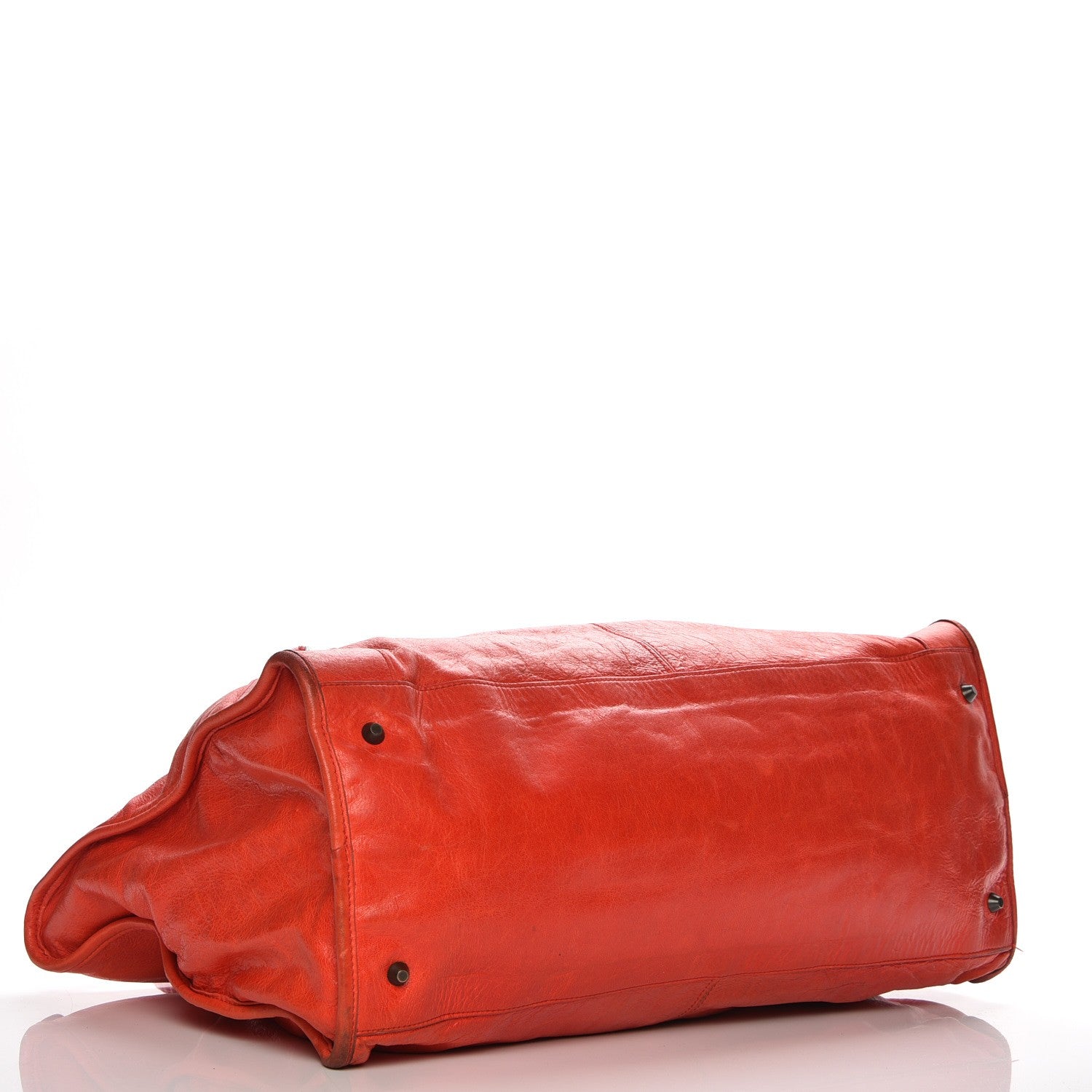 Balenciaga Agneau Classic Hardware Work Vermillion 4 of 18