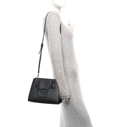 Gucci Dollar Calfskin Medium Soho Top Handle Satchel Black 2 of 10