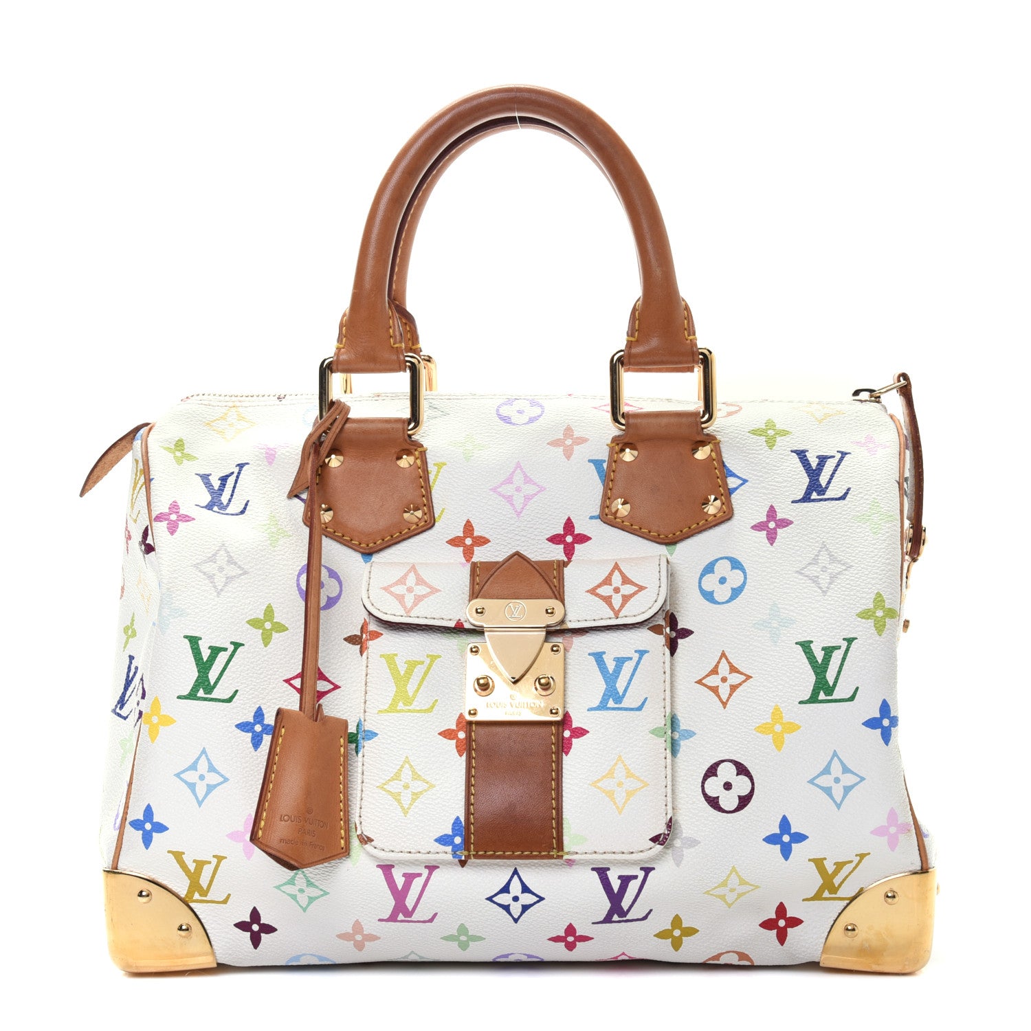 Louis Vuitton Monogram Multicolor Speedy 30 White 1 of 29