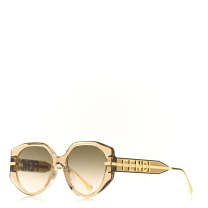 Fendi Acetate FF Fendi Butterfly Sunglasses FE40083U Brown 1 of 7