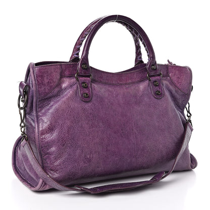 Balenciaga Agneau Classic Hardware City Raisin 3 of 11
