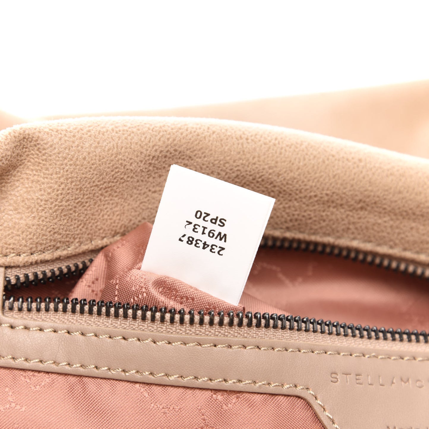 Shaggy Deer Falabella Fold Over Tote Taupe