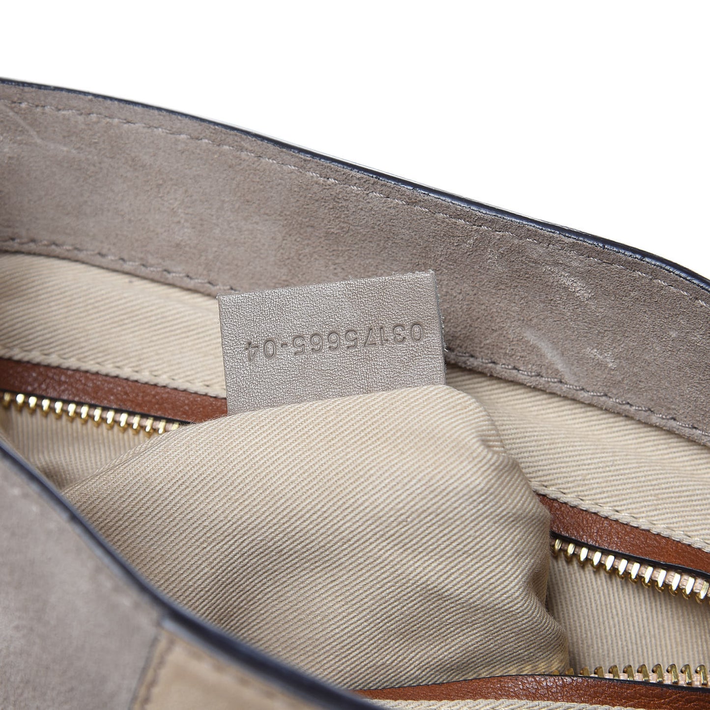 Suede Calfskin Small Lexa Shoulder Bag Motty Grey