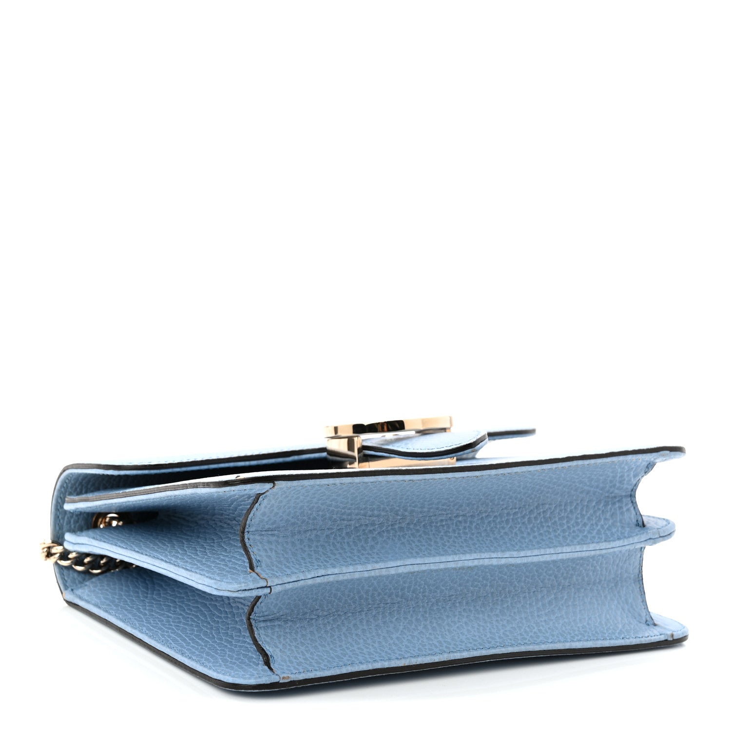 Gucci Dollar Calfskin Small Interlocking G Shoulder Bag Mineral