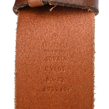 Gucci Faded Calfskin Double G 40mm Belt 80 32 Cuir 5 of 5
