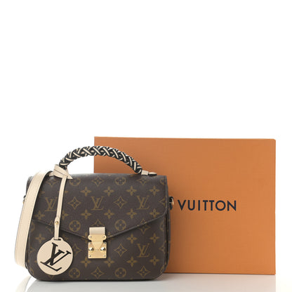 Louis Vuitton Monogram Braided Pochette Metis Creme Beige 11 of 11