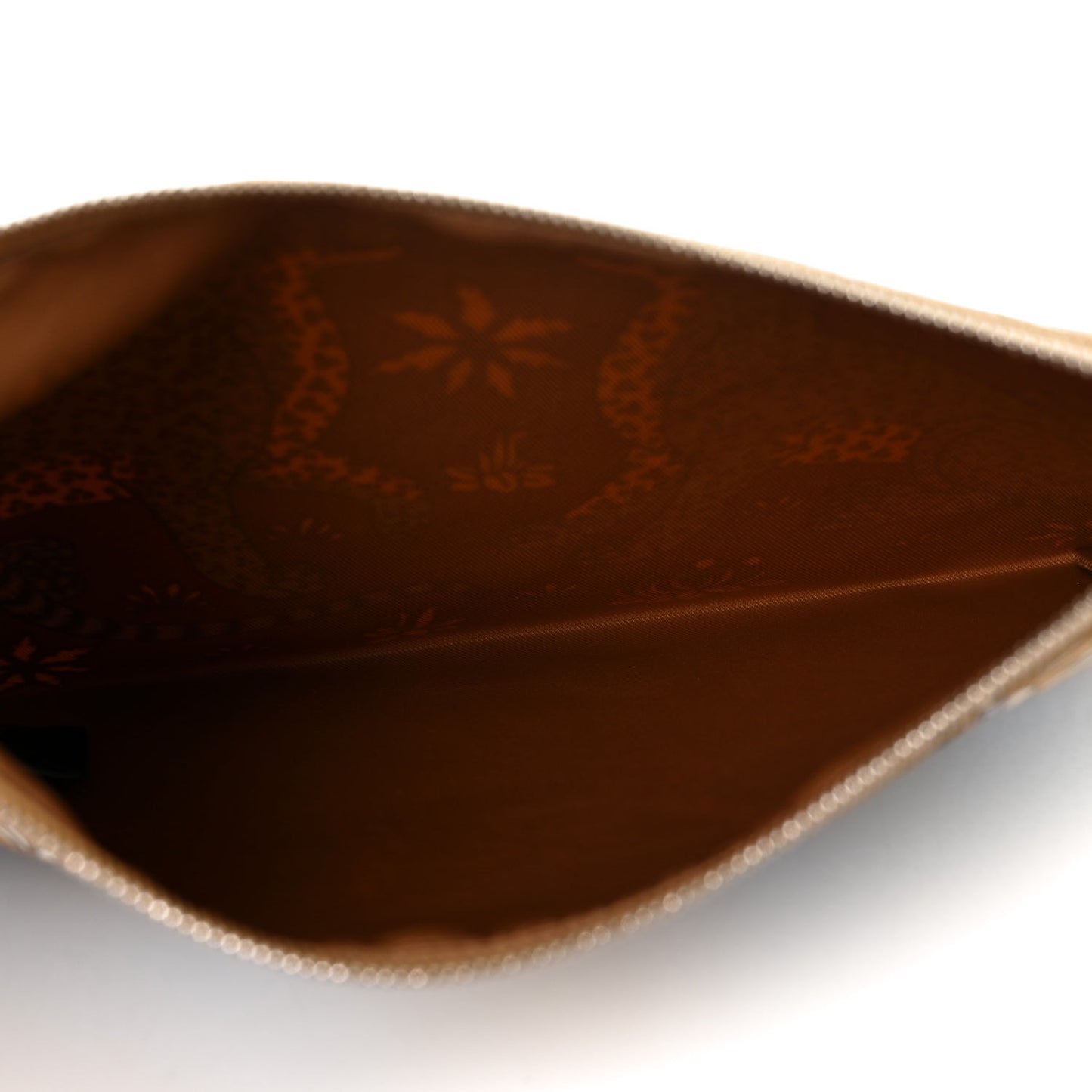 Silk Les Leopards Silky Pocket Cosmetic Case Chai Bleu Royal Nata