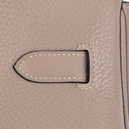 Hermes Taurillon Clemence Birkin 35 Gris Tourterelle 32 of 36