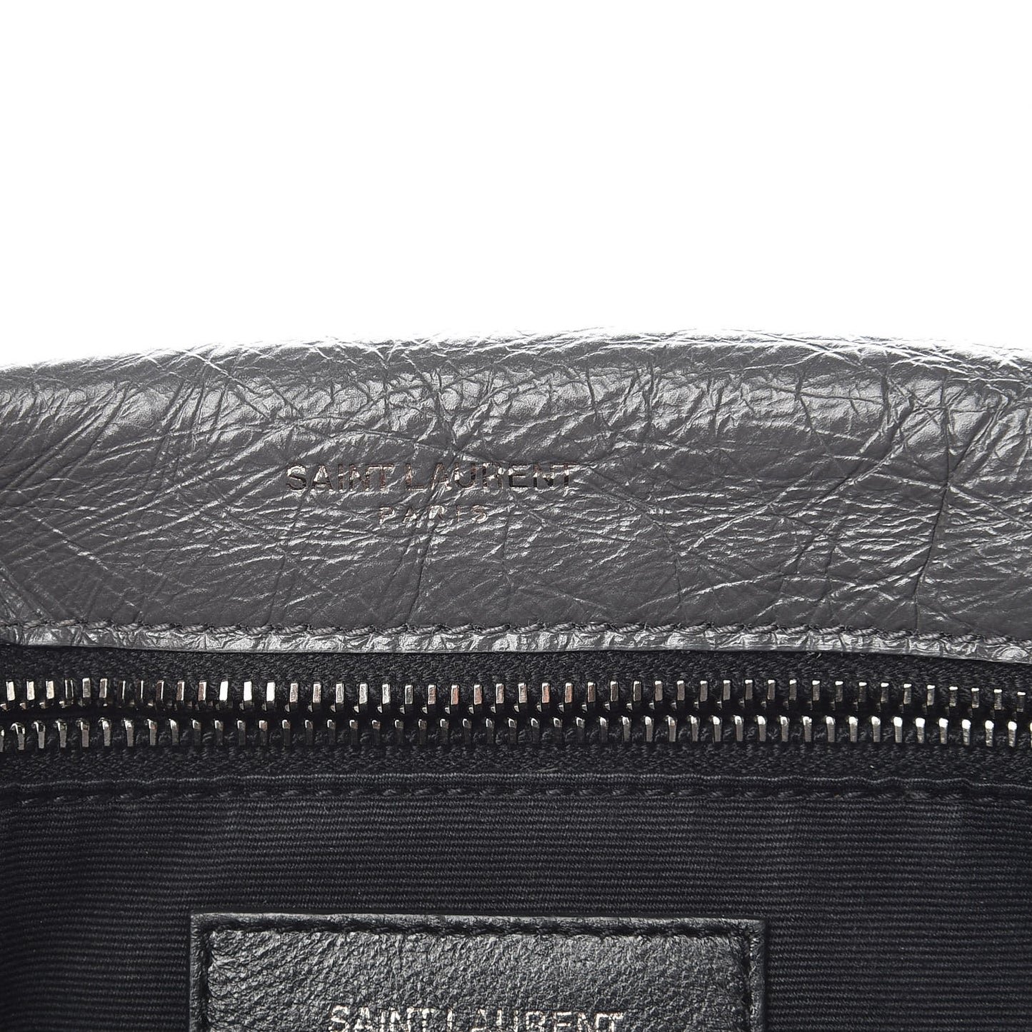 Crinkled Calfskin Matelasse Monogram Large Niki Chain Satchel Storm