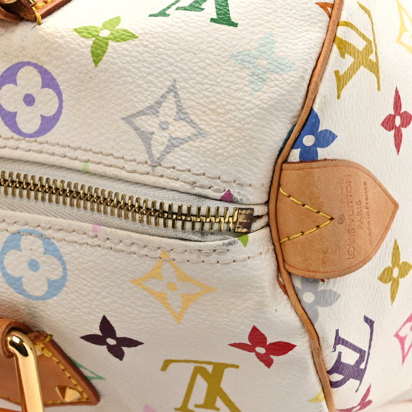 Monogram Multicolor Speedy 30 White