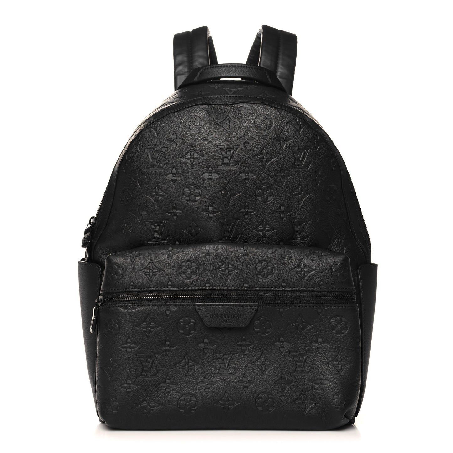 Calfskin Monogram Shadow Discovery Backpack  Black