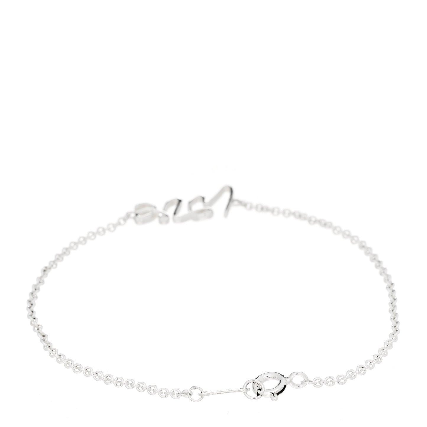 Sterling Silver Graffiti Love Bracelet
