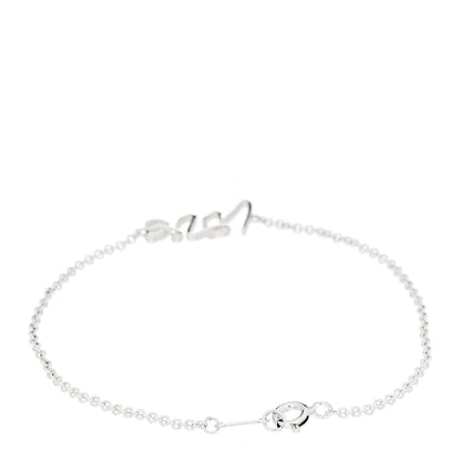 Tiffany Sterling Silver Graffiti Love Bracelet 2 of 4