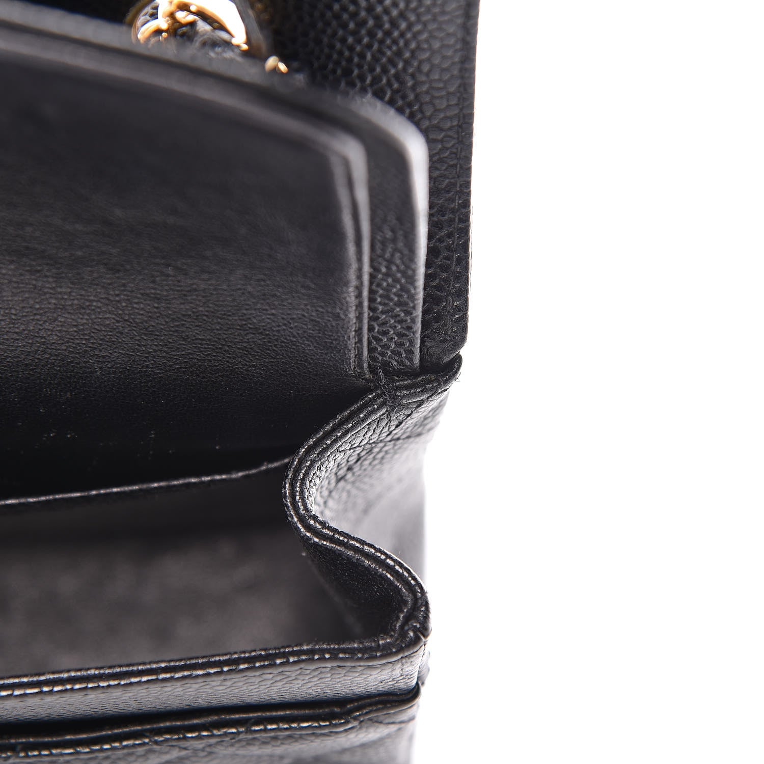 Chanel Caviar Quilted Medium Double Flap Black 9 of 16