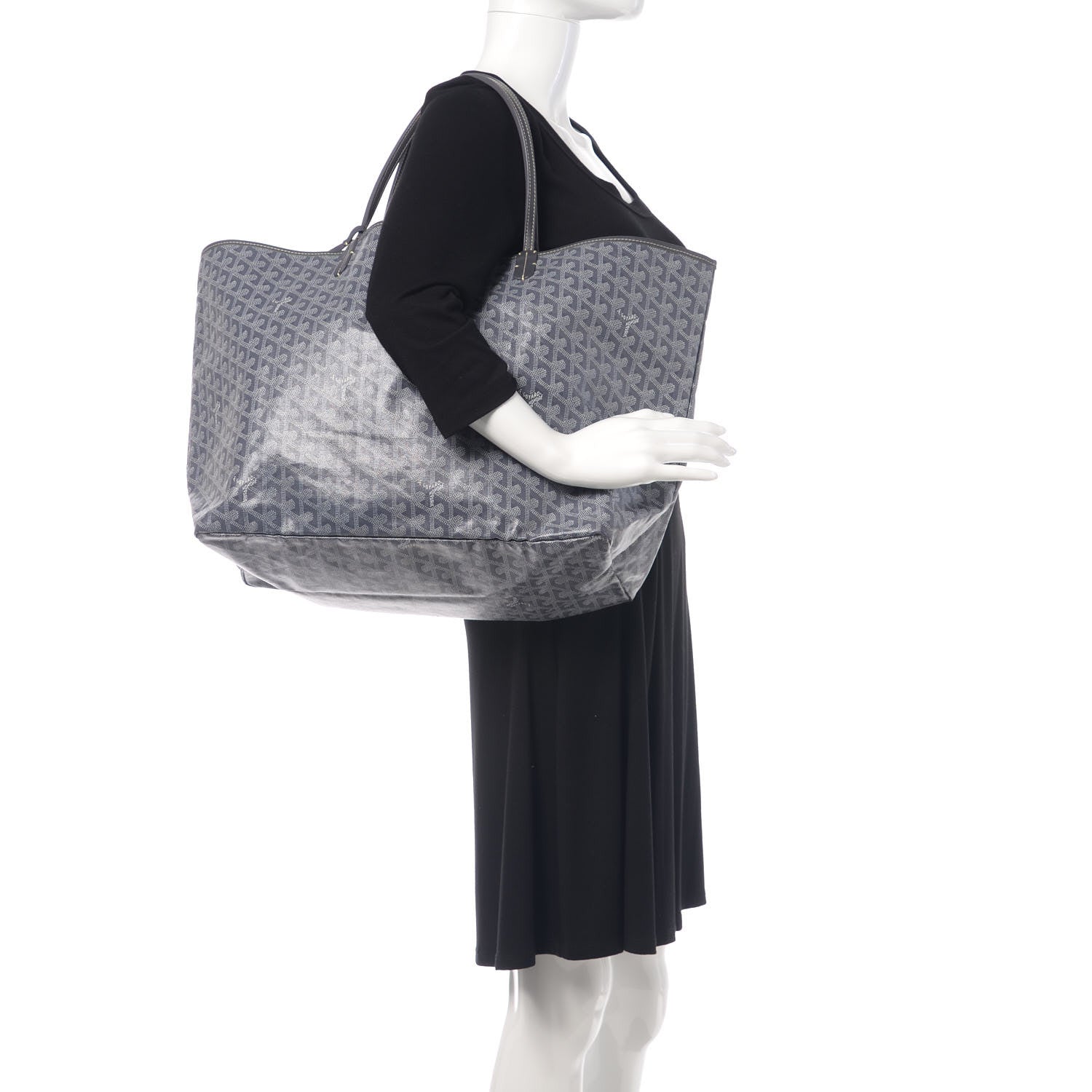 Goyard Goyardine Saint Louis GM Grey 2 of 20