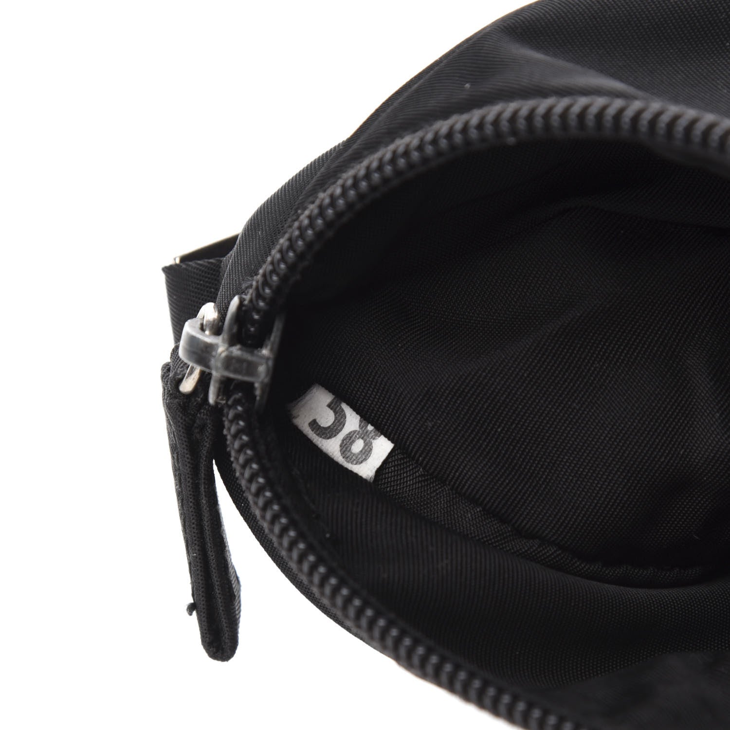 Prada Tessuto Nylon Pochette Bag Black 9 of 10