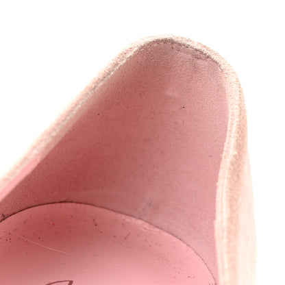 Christian Louboutin Suede Dolly 100 Pumps 38.5 Rosy 9 of 11