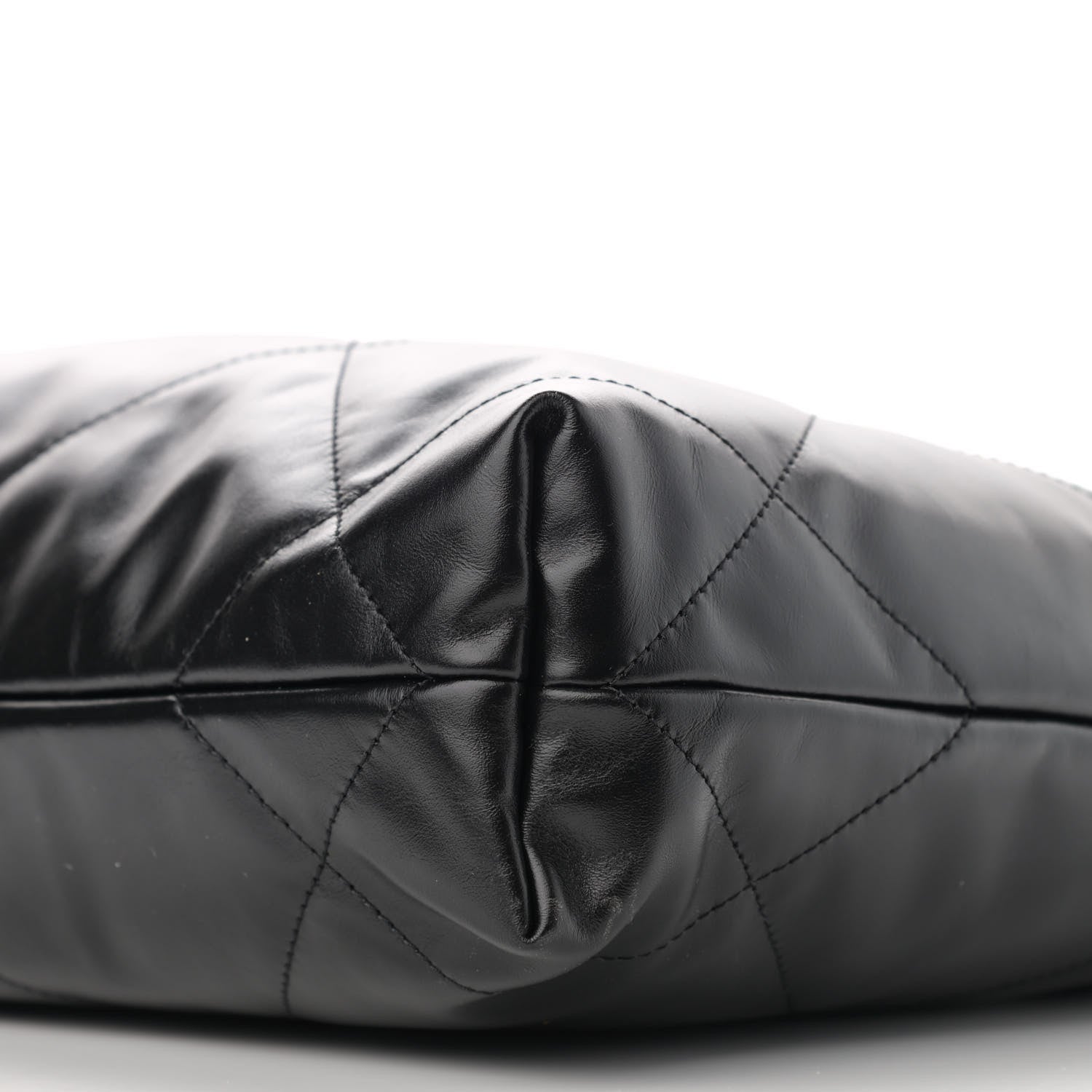 Chanel Shiny Calfskin Quilted Small Chanel 22 Black 11 of 12