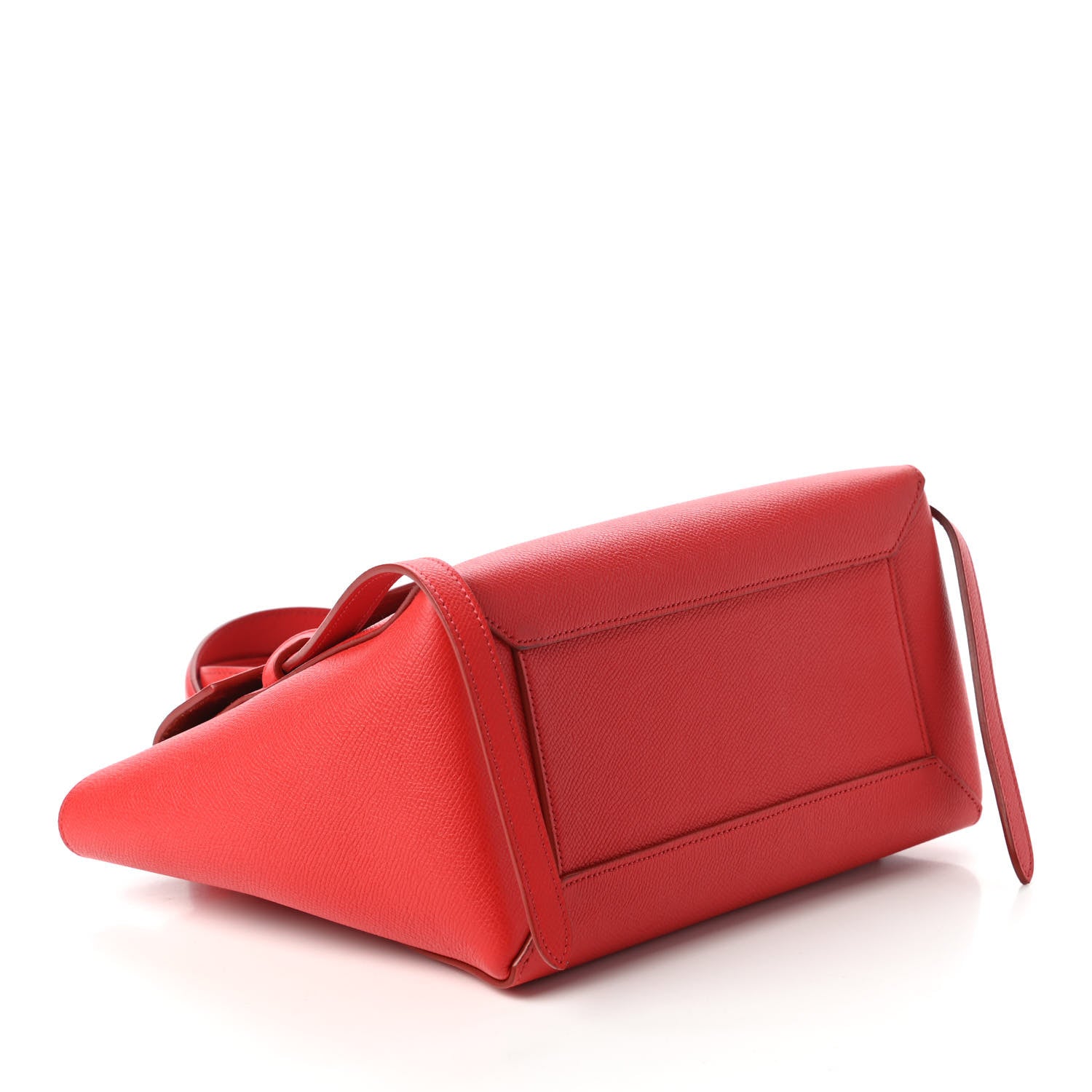 Celine Grained Calfskin Micro Belt Bag Coquelicot 4 of 9